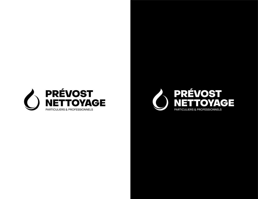 Logo et branding prévost nettoyage